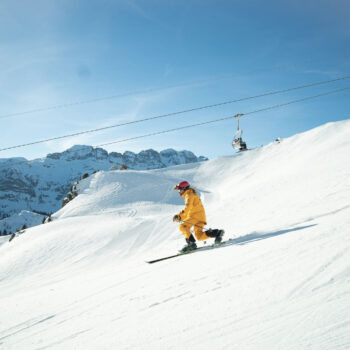 Telemark lessons in Portes du Soliel